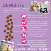 Prenatal Multivitamin Chews for Dogs – 120 Count