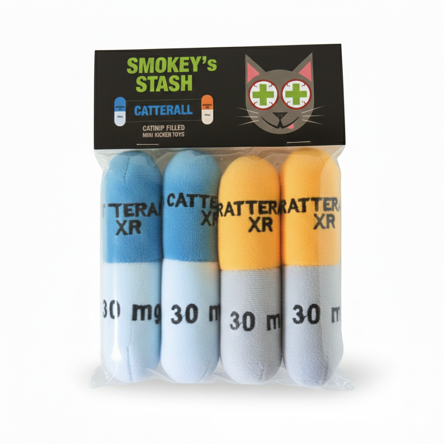 Smokey's Stash Catterall Catnip Mini Kicker Toys – 4 Pack by Smokey's Stash