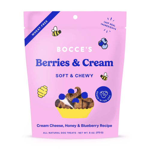 Bocce's Bakery Berries & Cream Soft & Chewy Dog Treats 6oz by Bocce's Bakery - dog treat