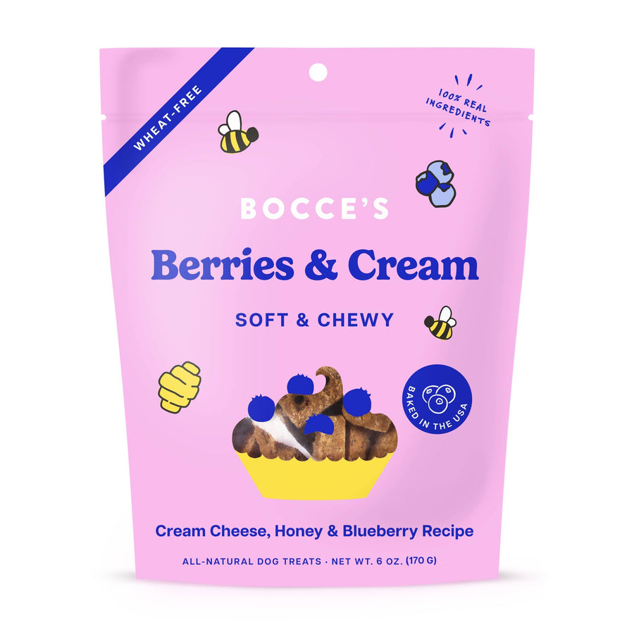 Bocce's Bakery Berries & Cream Soft & Chewy Dog Treats 6oz by Bocce's Bakery - dog treat