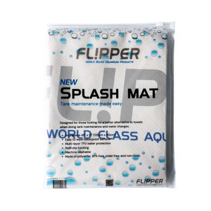 Flipper Waterproof Aquarium Splash Mat – 48 x 31 Inch