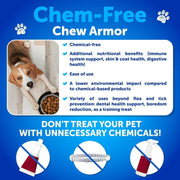 Flea & Tick Chews for Dogs 240 Count 2-Pack Vitamins B1/B6/B12 All Breeds