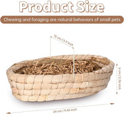 31PCS Natural Rabbit Chew Toys Set for Small Pets Dental Care