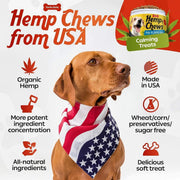 Charlie & Buddy Hemp Joint Support Soft Chews for Dogs – 120 Count