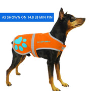 Reflective Dog Vest Hi-Vis 18.5 in Chest x 15 in Neck