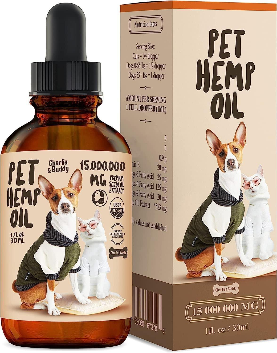 Hemp Oil for Dogs & Cats – Skin, Coat & Joint Support