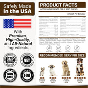Yuma's Turkey Tail Multivitamin Mushroom Chews for Dogs – 170 Count