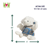 Leo Lamb Plush Dog Toy Knottie®