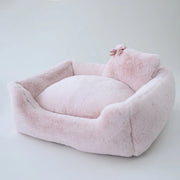 Hello Doggie Divine Luxury Dog Bed with Plush Pillow