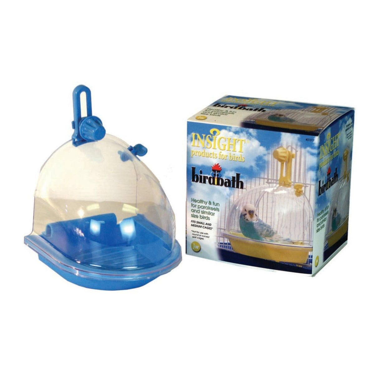 JW Pet Insight Bird Bath Assorted 1ea/One Size