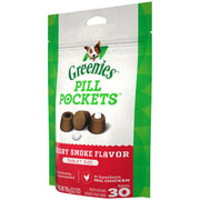 GREENIES PILL POCKETS Treats Hickory Smoke Tablet Size 3.2oz