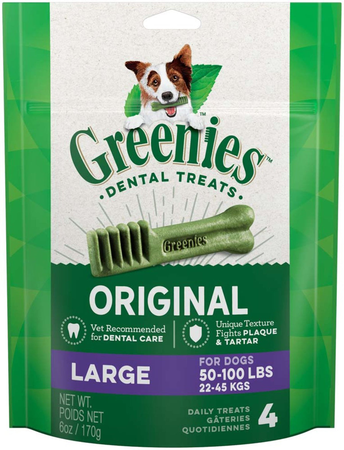 GREENIES Original Dental Treats, Large, 6 oz