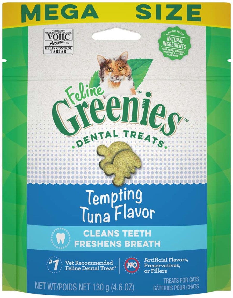 Feline Greenies Dental Treat Tuna 4.6oz