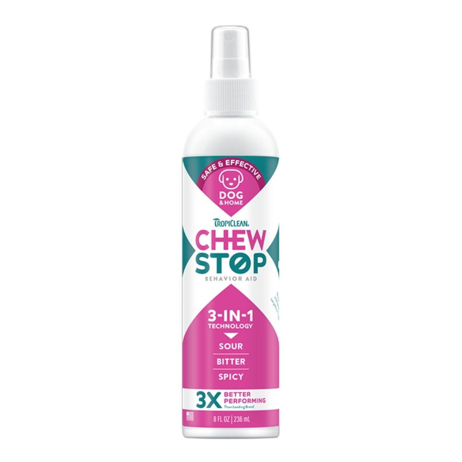 Tropiclean Dog Chew Stop Behavior Aid Dog & Home Spray 8oz.