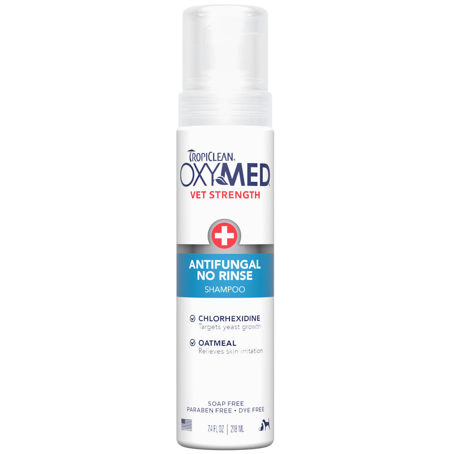 Tropiclean Dog Oxymed Antifungal No Rinse Shampoo 7.4oz.