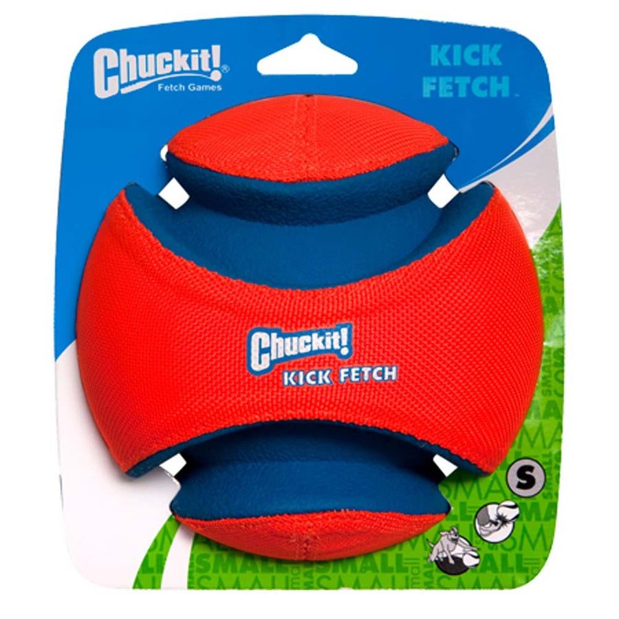 Chuckit! Kick Fetch Dog Ball, Blue/Orange, Small
