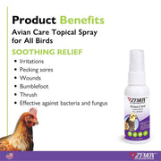 Zymox Avian Care Bird Health Topical Spray - 2 oz