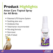 Zymox Avian Care Bird Health Topical Spray - 2 oz