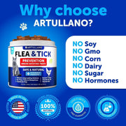 Artullano Flea & Tick Soft Chews for Cats & Kittens – 135 Count