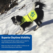 Reflective Dog Vest Hi-Vis L Size Yellow