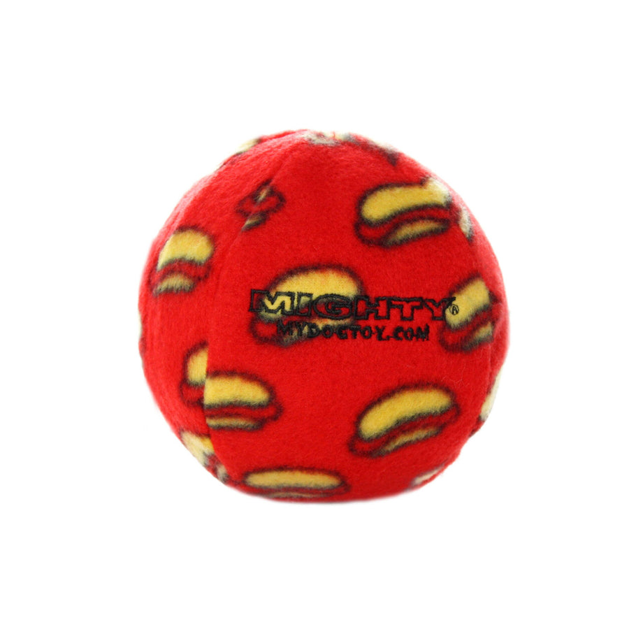 Mighty Ball - Medium Red, Squeaky Dog Toy, No Stuffing by Mighty - dog toy