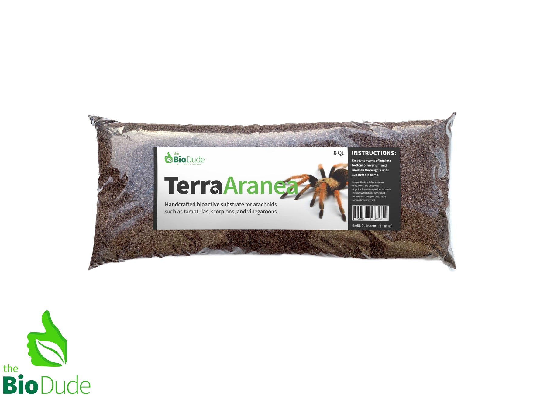 The Bio Dude Terra Aranea Bioactive Substrate – 6 qt