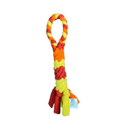 Interactive Tug & Treat-Dispenser Toy for Dogs – Orange