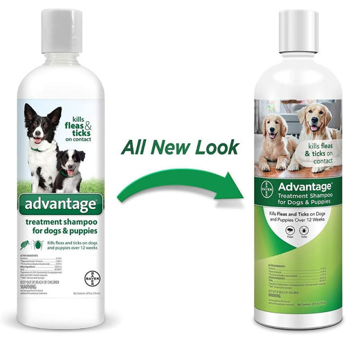 Advantage Flea & Tick Shampoo for Dogs & Puppies - 24 oz