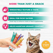 Beloved Pets Tuna Urinary Care Creamy Lickable Cat Treats – 20 Sticks