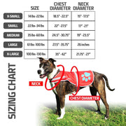 Reflective Dog Safety Vest – Blue, Large