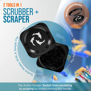 Flipper Pico 2-in-1 Magnetic Aquarium Cleaner – Black available at Pristine Pet Supply - image 3