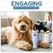 PUPROAR Pup Cup Plush Tumbler Squeaky Dog Toy – 5 Colors