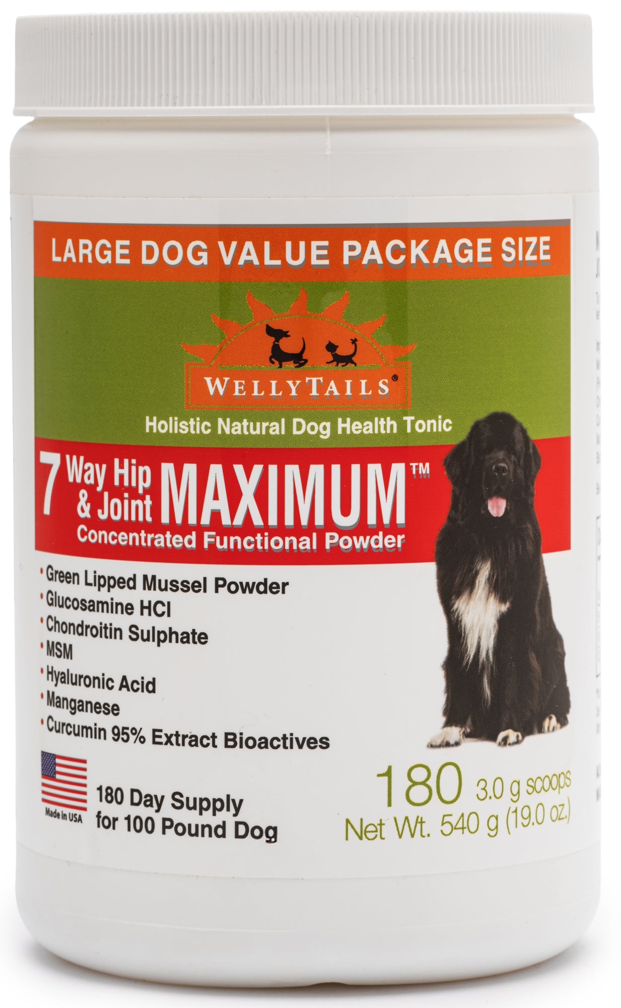 WellyTails 7-Way Hip & Joint Maximum Dog Supplement