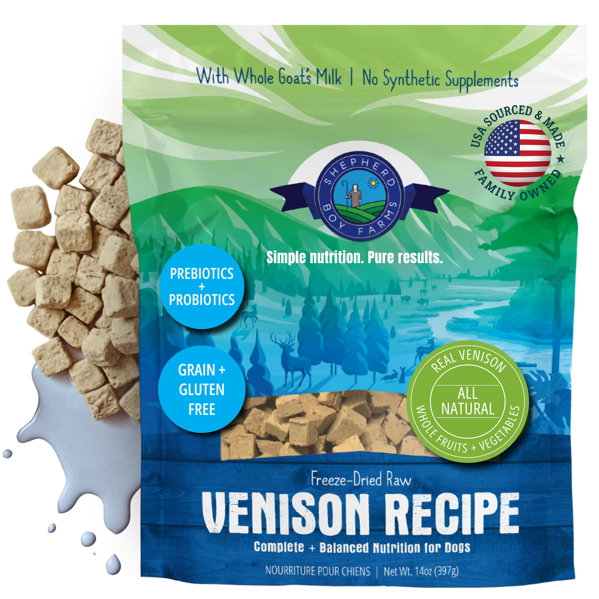 Renee's Freeze-Dried Venison Recipe Dog Food