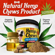 Charlie & Buddy Hemp Joint Support Soft Chews for Dogs – 120 Count