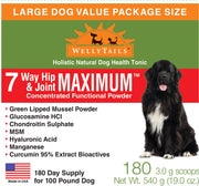 WellyTails 7-Way Hip & Joint Maximum Dog Supplement
