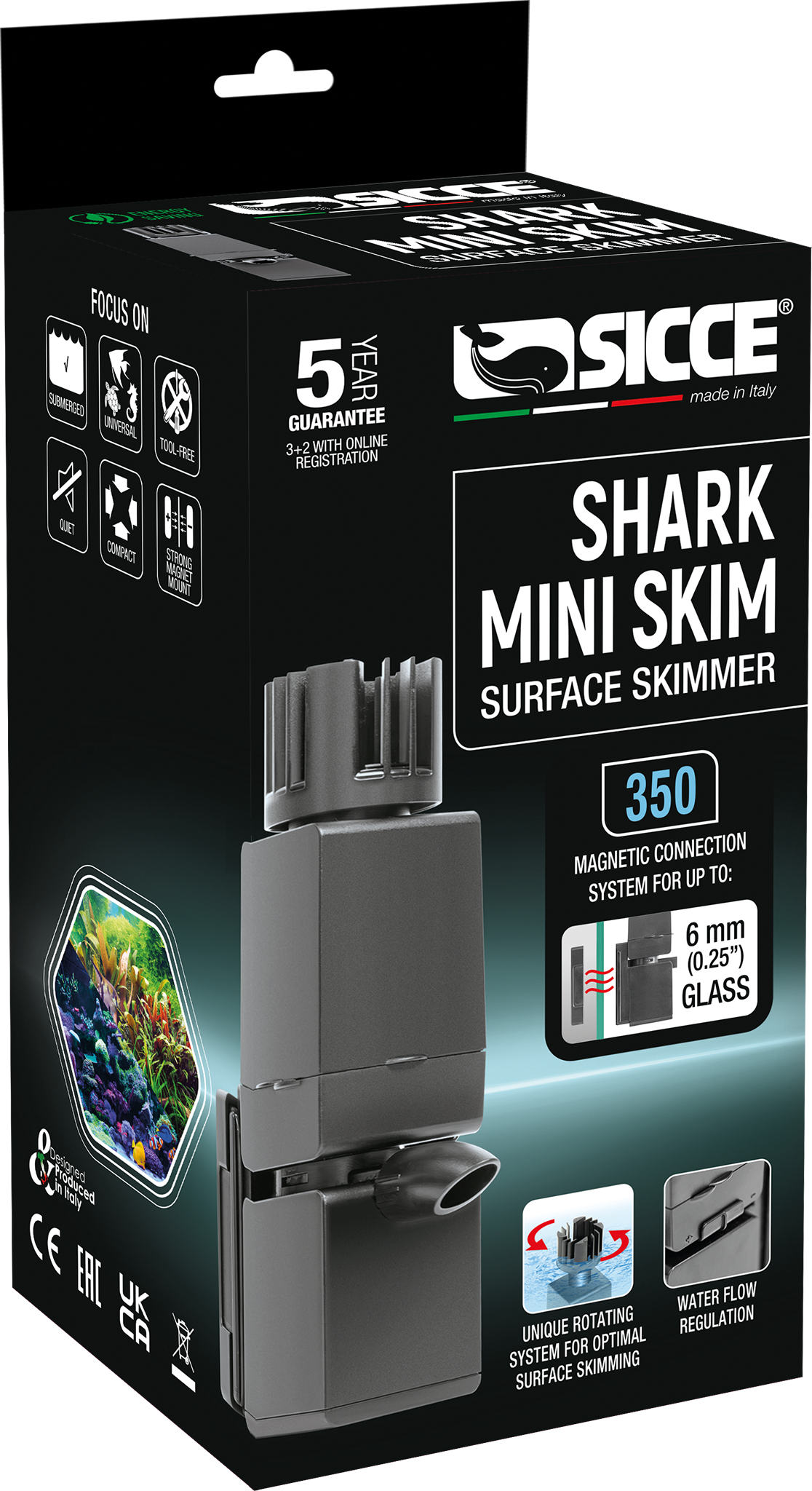 Sicce Shark Mini Skim Surface Skimmer 350