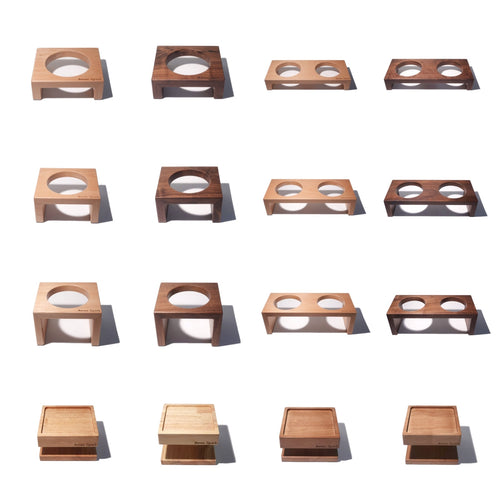 Aevan Epoch – Solid Wood Pet Bowl Stands