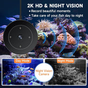 Hygger Automatic Fish Feeder WiFi App Camera Timer Smart Aquarium 230ML