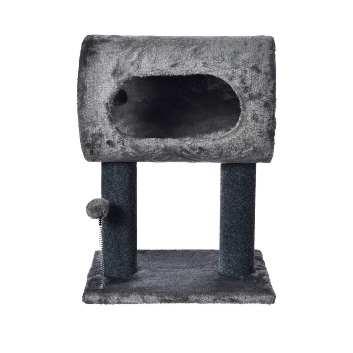 Max & Marlow Tunnel 2 Level Cat Tree w/ Toy 1ea