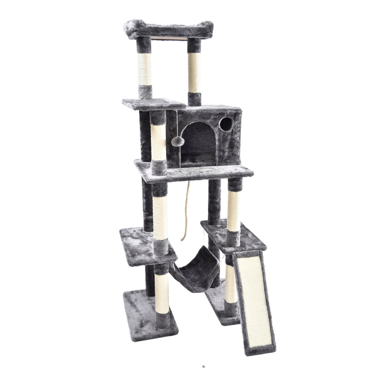 Max & Marlow Multi-Level Cat Tree 1ea/61 in.