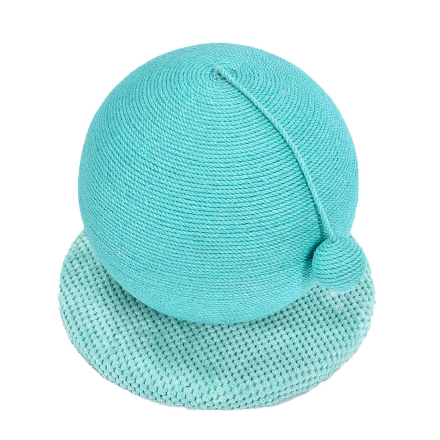 Max & Marlow Apple Novelty Cat Scratcher Blue Ball, 1ea