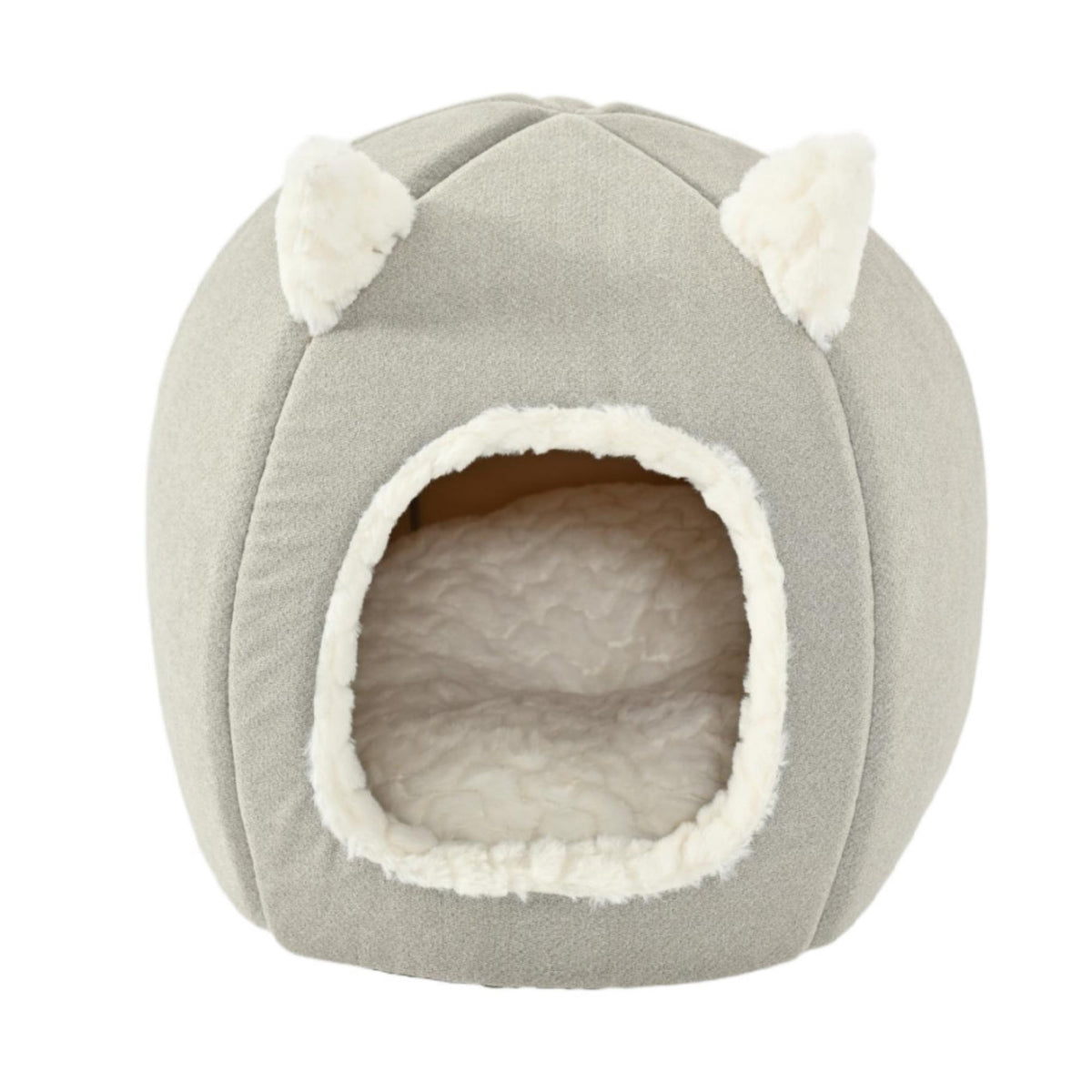 Max & Marlow Cat Dome w/ Ears White, 1ea