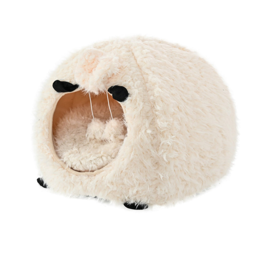 Max & Marlow Dome Cat Cave Sheep, 1ea