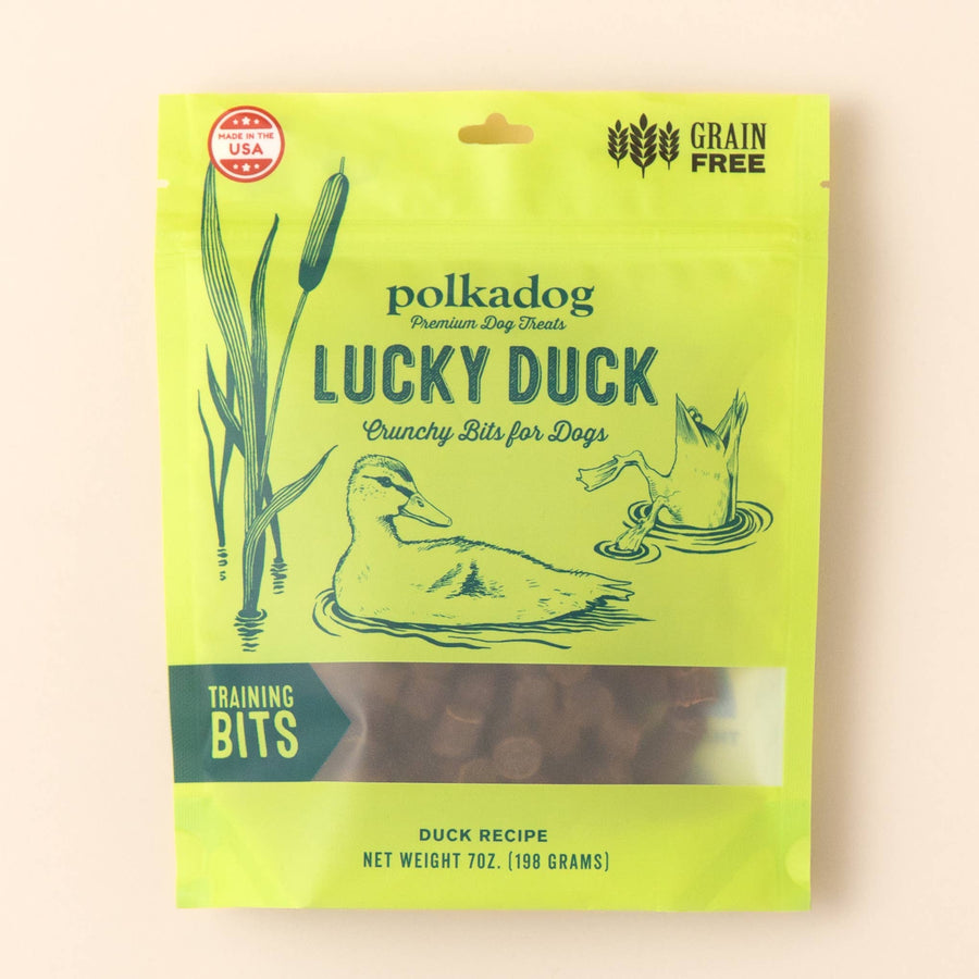 Polkadog Lucky Duck Training Bits Crunchy Dog Treats 7oz by Polkadog - dog treat