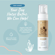 Kin+Kind Almond Vanilla Soothing Waterless Dog Bath - 8 oz