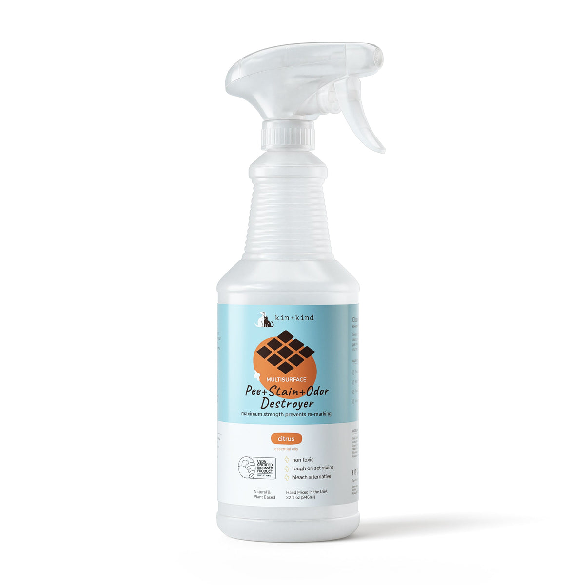Kin+Kind Multi-Surface Pet Stain & Odor Destroyer - Citrus