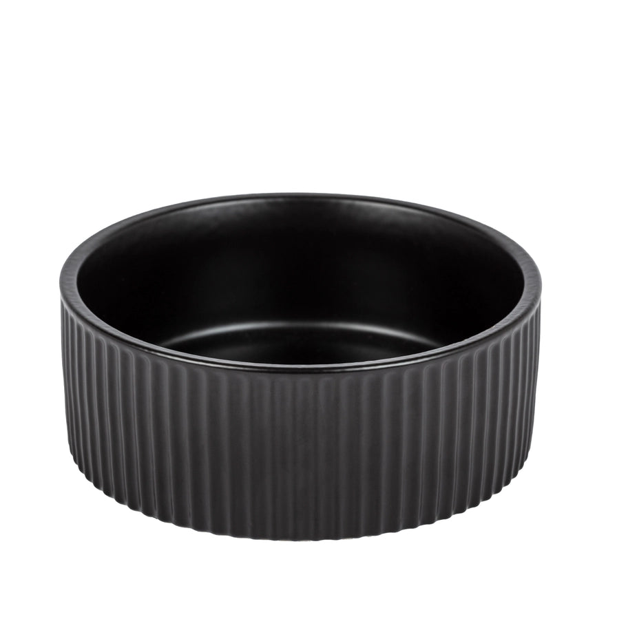 PARK LIFE DESIGNS Jardin Ribbed Pet Bowl Collection – Modern Matte Exterior available at Pristine Pet Supply - image 1
