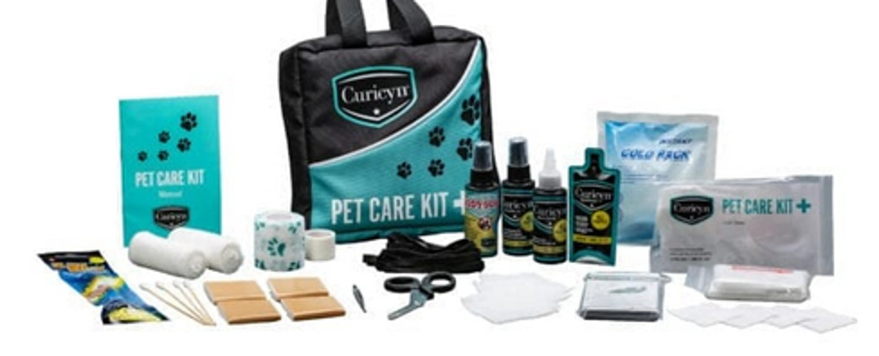 Curicyn Pet Care Kit 35-Piece Portable Pet First Aid Kit