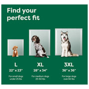 Earth Rated Dog Max Absorbency Puppy Pee Pads Extra Large 28” X 34” - 25 Count